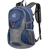 WATERFLY Lightweight Packable Hiking Backpack: 30L Foldable Travel Daypack Ultralight Camping Day Pack for Woman Man