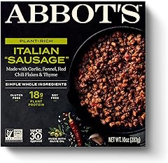 Abbot's Plant-Based Italian "Sausage”, Vegan, Gluten-Free, High-Protein