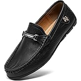 Go Tour Men’s Casual Leather Fashion Slip on Loafers Shoes