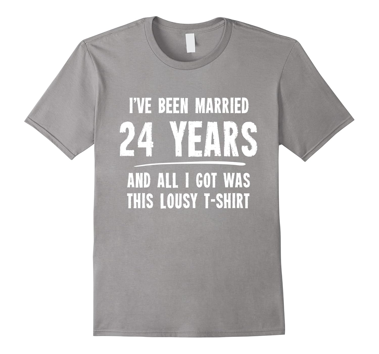 24 Year Anniversary Gift 24th Wedding Married Funny TShirtCL Colamaga