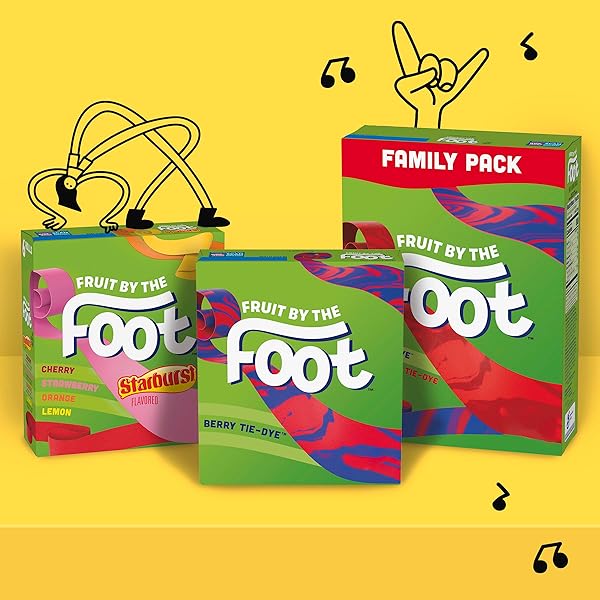 FRUIT BY THE FOOT FRUIT FLAVORED SNACKS, VARIETY PACK, 4.5 OZ,