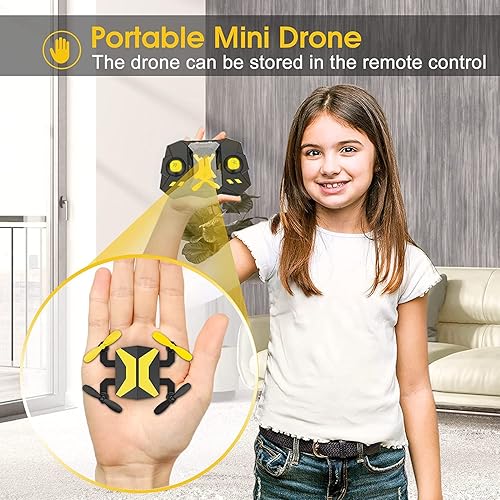 Mini Drone with Camera Drones for Kids Beginners, RC Quadcopter