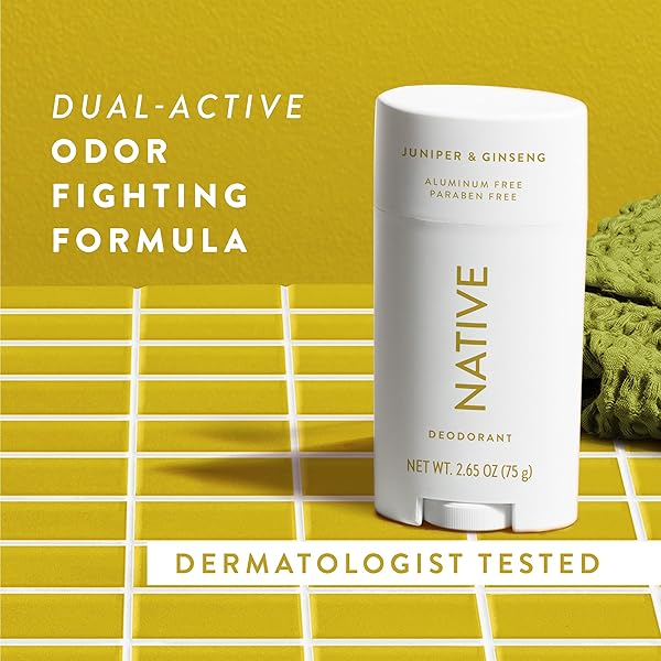 NATIVE DEODORANT JUNIPER AND GINSENG – 2.65OZ