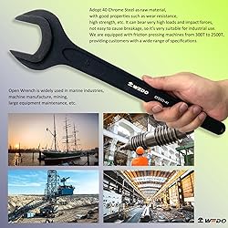WEDO Open End Wrench,Metric,34mm Construction