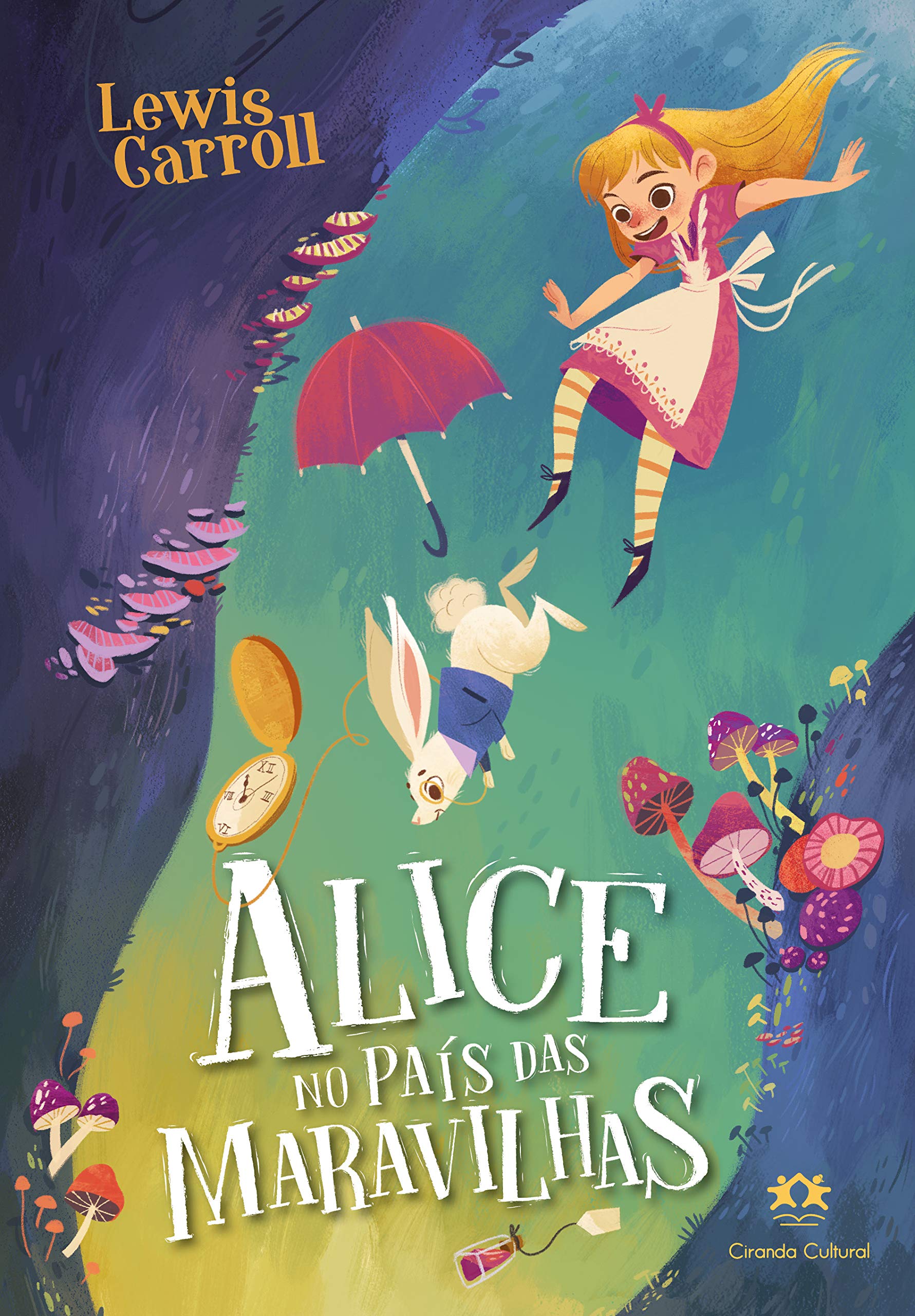 Capa Livro Alice  no País das Maravilhas 