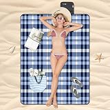 Vinsani Foldable Picnic Blanket 260 x 220 cm Outdoor Waterproof Sand Proof view 2
