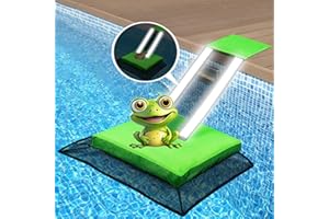 HKZ Animal Saving Escape Ramp for Pool, Critters Frog Saver for Swimming Pools Mat with Reflective Strips, Frog Pool Escape Ramp Pads for Small Critters, Lizards, Ducks, Snakes, Squirrel (Green)