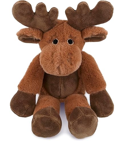 Wild Republic Ecokins Mini Moose Plush - 8 Inch Eco-Friendly Stuffed Animal Made From Recycled Bottles