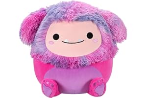 Squishmallows Original 14-Inch Woxie Magenta Bigfoot with Tie-Dye Mane - Official Jazwares Large Plush