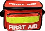 JFA Medical Red Haversack Emergency First Aid Bag Front Pocket Empty view 4