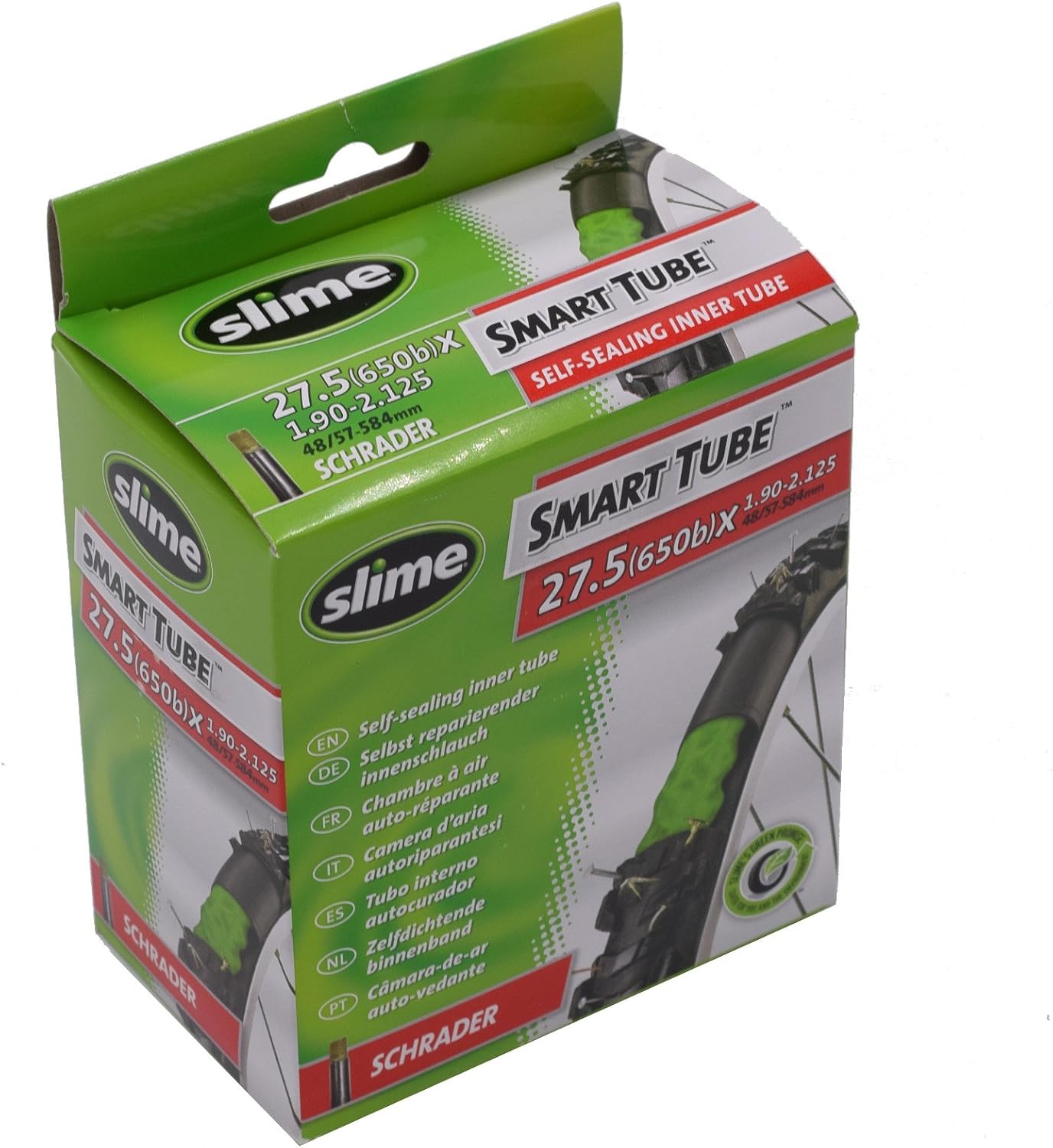 Slime 30077 Bike Inner Tube with Slime Puncture Sealant, Self Sealing, Prevent and Repair, Schrader Valve, 27.5" x 1.5-2.3" - Image 4