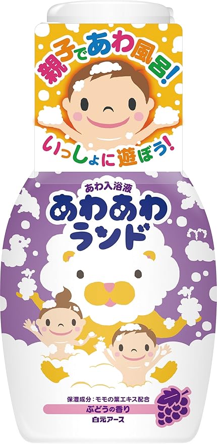Amazon あわ入浴剤 あわあわランド ぶどうの香り 300ml 白元アース ビューティー 通販