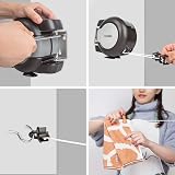 HomRush 30m Retractable Clothes Line, Heavy Duty Wall Mounted, 2 x 15m view 5