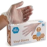 Med PRIDE Vinyl Gloves| Medium Case of 1000| 4.3