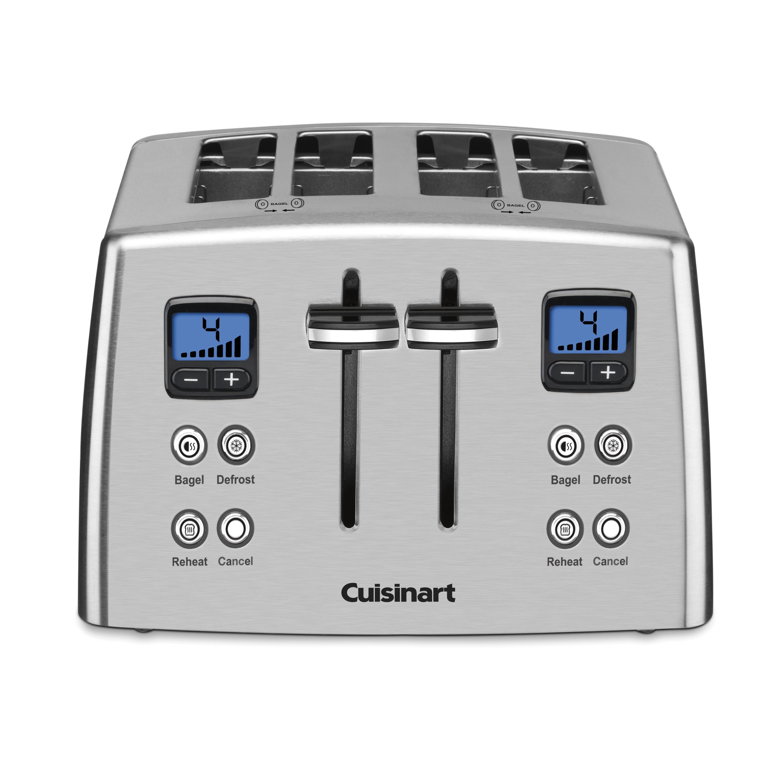 Cuisinart CPT435 Countdown 4Slice Stainless Steel Toaster