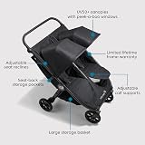 Baby Jogger City Mini GT2 Double All-Terrain Pushchair Opulent Black view 6