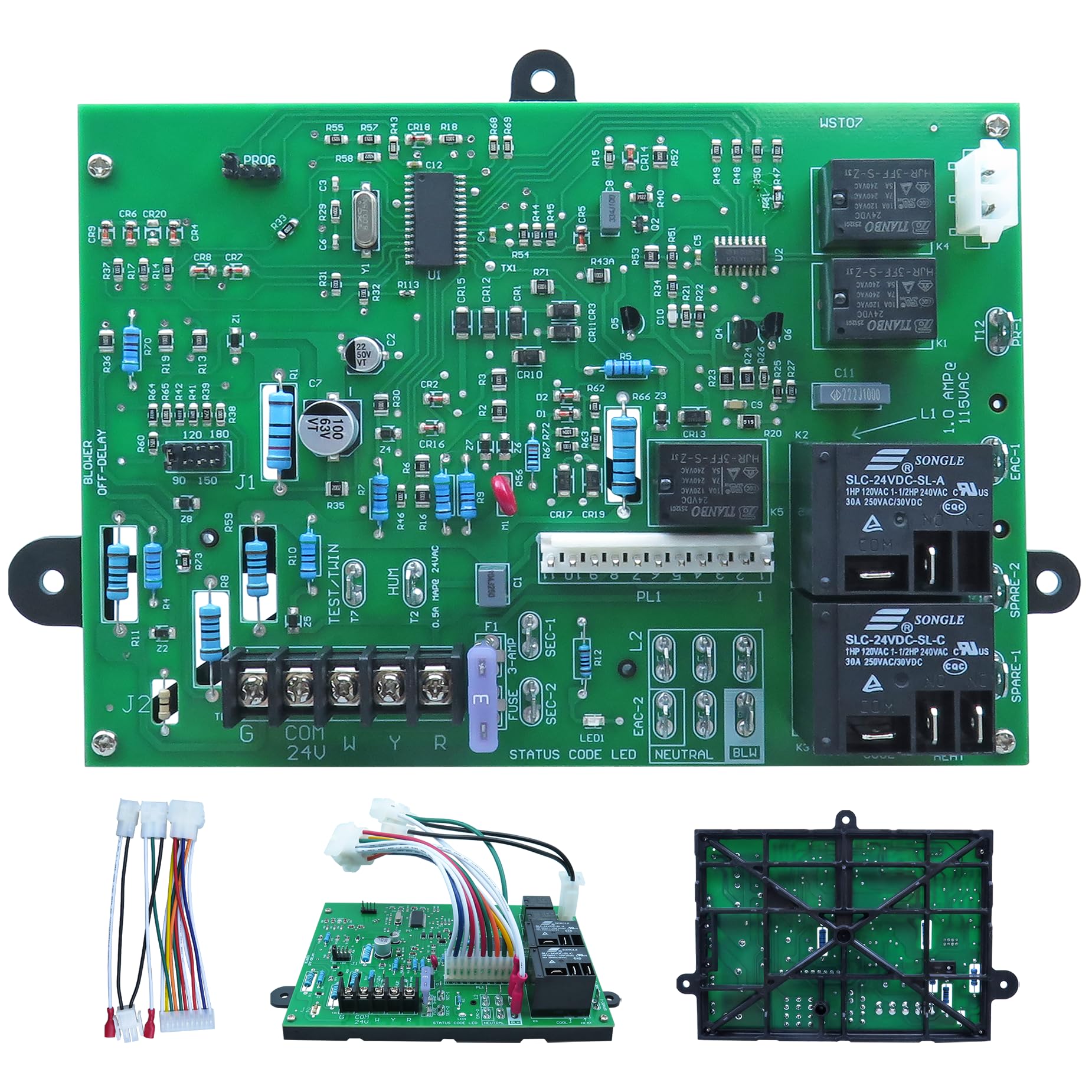 Photo 1 of Upgrade ICM282A Furnace Control Board Module Compatible with Carrier HK42FZ013, HK42FZ004, HK42FZ007, HK42FZ008, HK42FZ009, HK42FZ011, HK42FZ016, HK42FZ034, 325878-751 Series Control Board