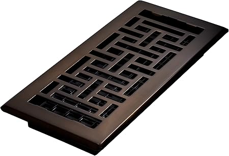 Decor Grates Rubbed Bronze Ajh410 Rb Oriental Floor Register 4