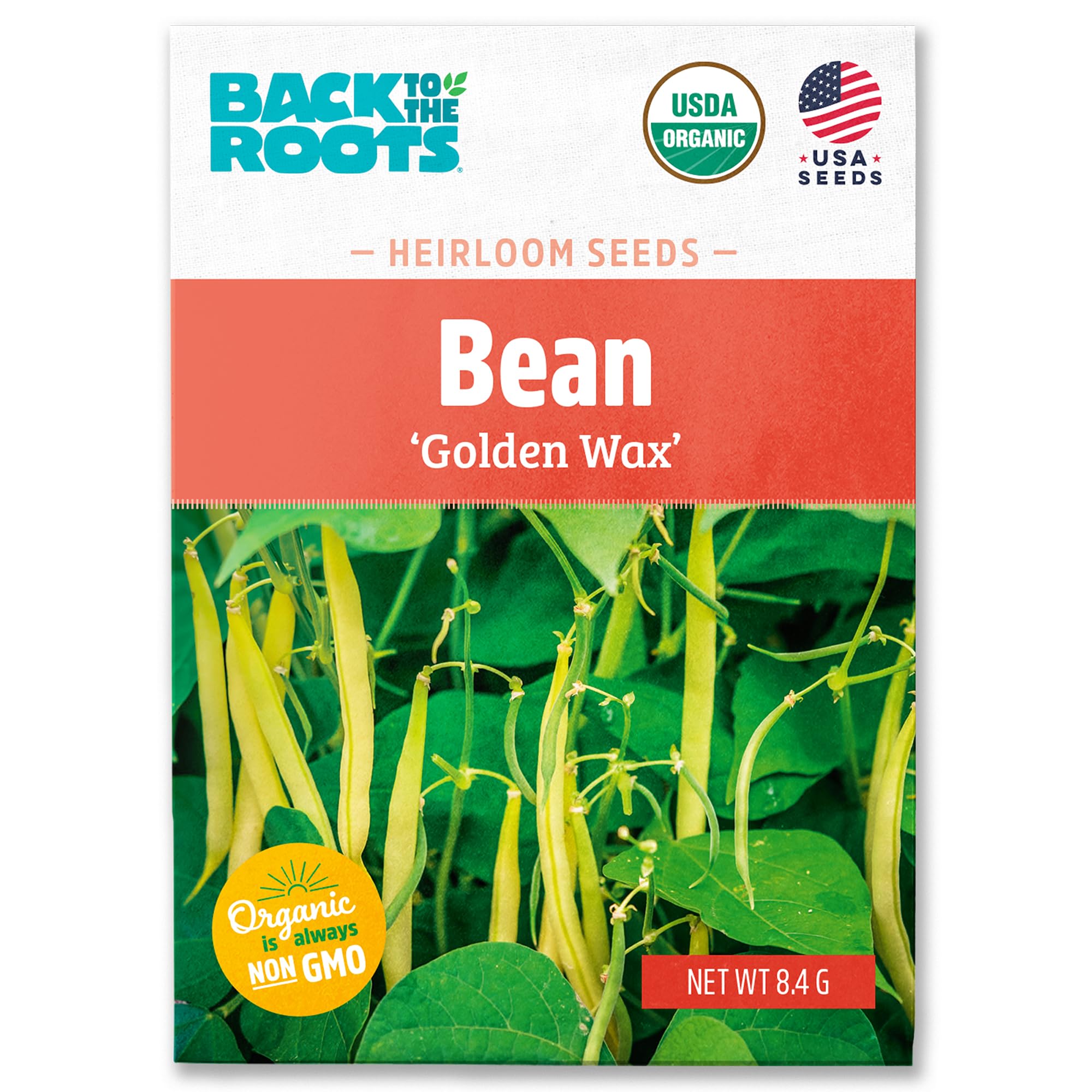 Back to the Roots 100% Organic Seed Packet - Bean