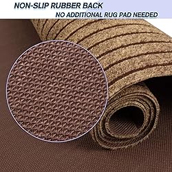 Custom Size Backed Non-Slip Area Rugs Runner, Easy