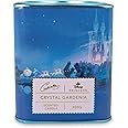 Disney Princess Home Collection Cinderella 11-Ounce Scented Tea Tin Candle with Crystal Gardenia Fragrance | 28-Hour Burn Time | Home Decor Housewarming Essentials, Cute Gifts and Collectibles