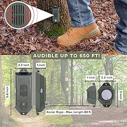 Tactiko Wire Trip Alarm - 80ft Kevlar Wire 129dB