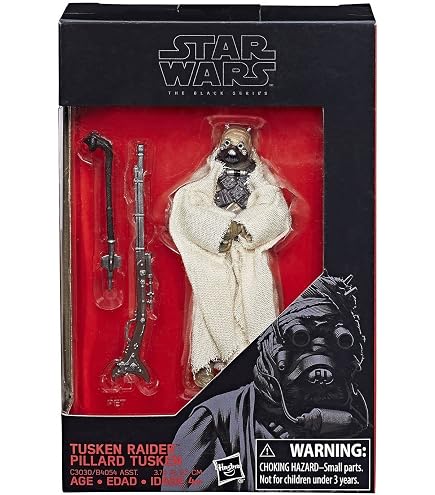 Star Wars The Black Series - Tusken Raider (Episodio IV) Figura 15cm Con 5 Accessori