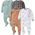Gerber Baby Boys 4 Pack Sleep 'N Play Footie