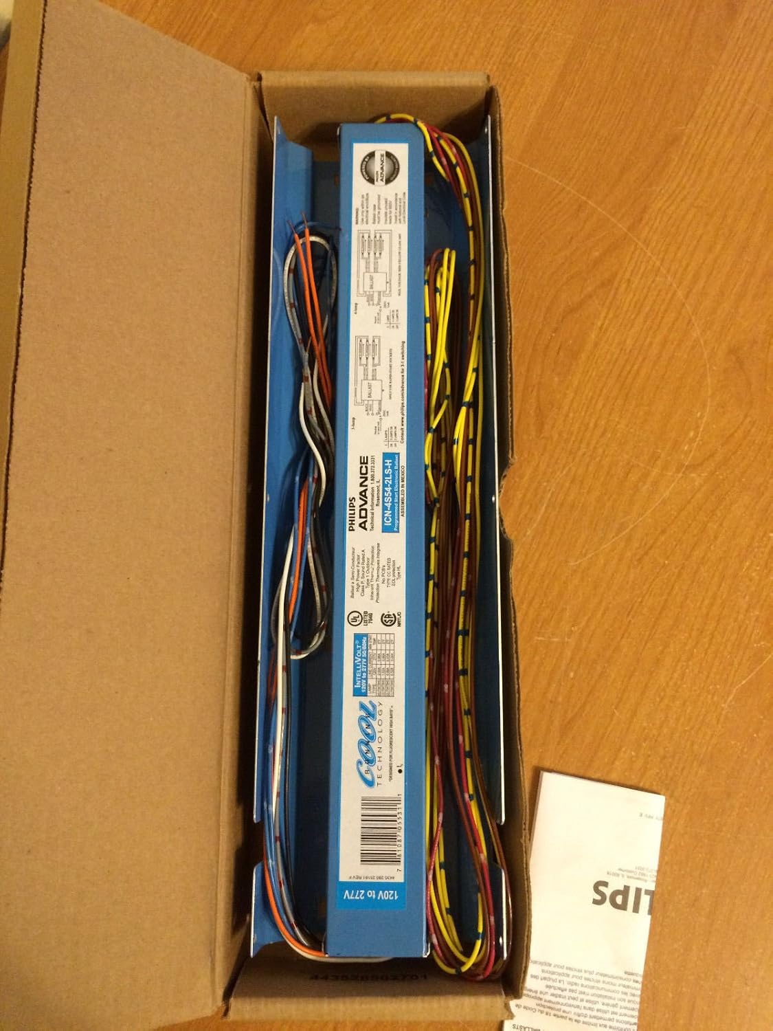 Philips Advance Icn-4S54-2LS-H Programmed Start Electronic Ballast