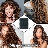 MIRZIAN Heatless Self Grip Hair Rollers for Long Hair with Duckbill Clips 12pc view 6