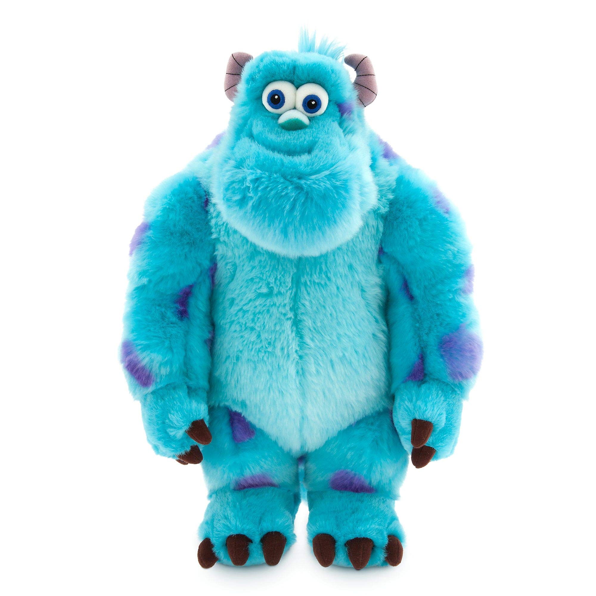 Disney Store Official Sulley Medium Soft Plush Toy, Monsters Inc, 38cm/14”, Cuddly Character Made with Soft-Touch Fabric and 3D Features, Suitable for All Ages