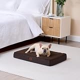 EHEYCIGA Orthopedic Dog Bed Large 91x68x9cm Brown with Washable Cover view 9