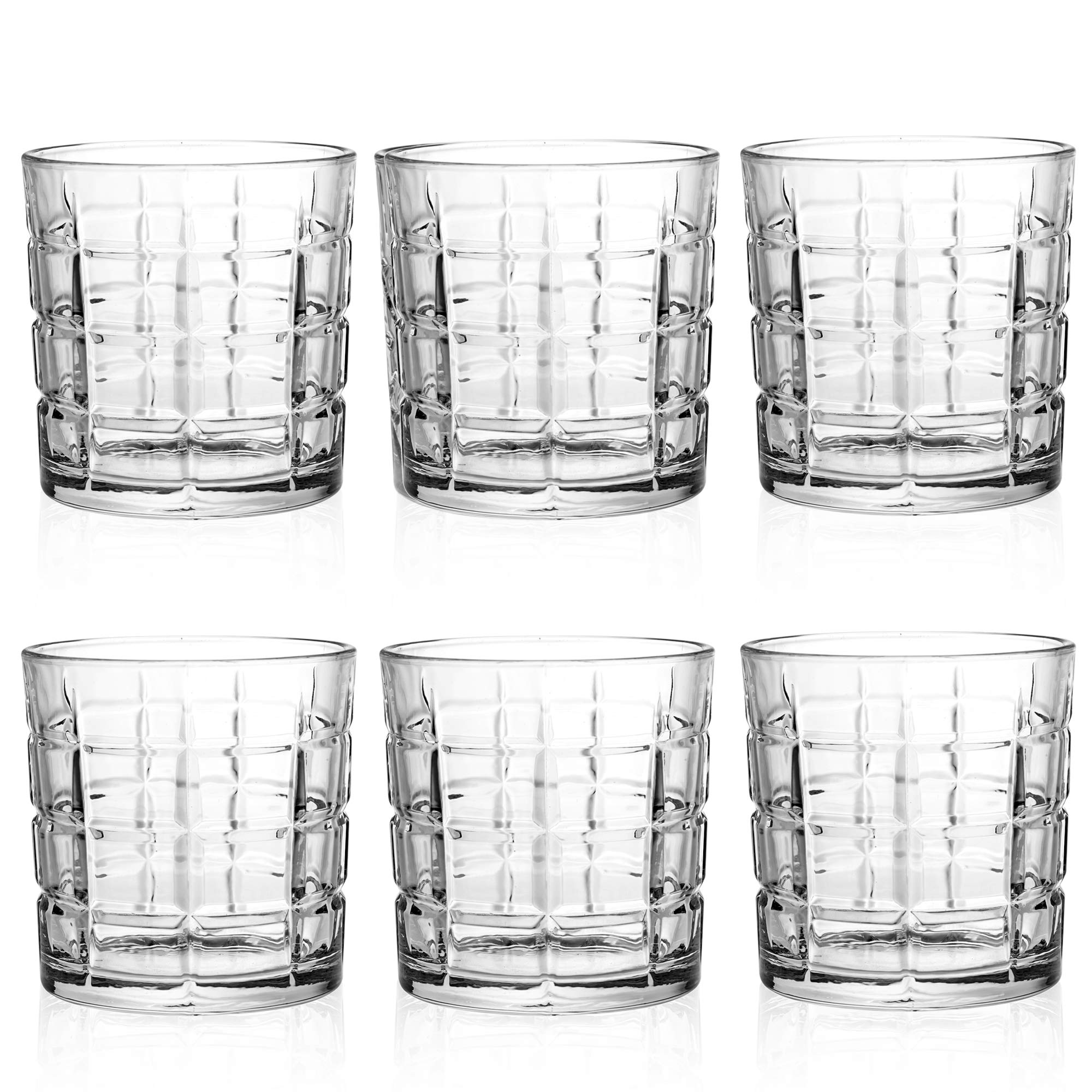 Queensway 6pc Whiskey Tumblers in A Gift Box (6X Marina Whiskey Tumblers)