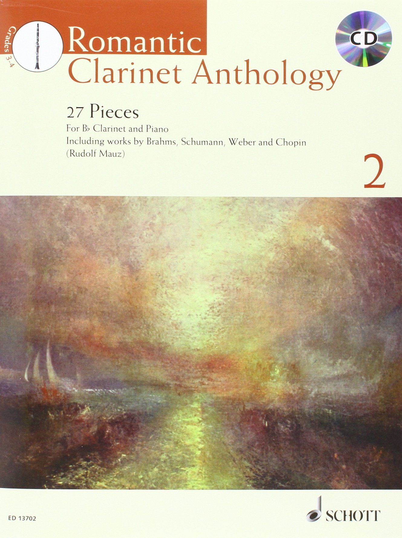 ROMANTIC CLARINET ANTHOLOGY VOL.2 CLARINETTE +CD