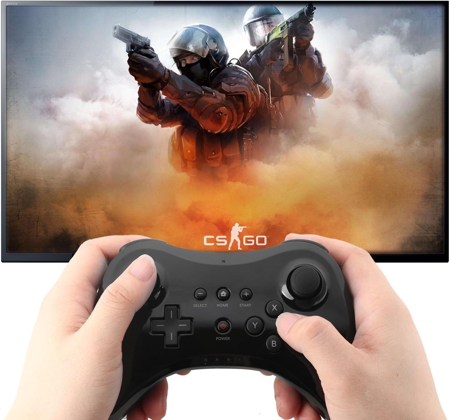Wireless Gamepad Controller For Nintendo Wii U Bluetooth Game Controller Joystickgamepad Amazon Ca Computers Tablets