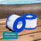 Bestway Filter Cartridge VI for Lay-Z-Spa White Blue Pack of 6 view 5
