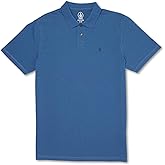 Volcom Men's Middler Short Sleeve Polo Shirt Smokey Blue