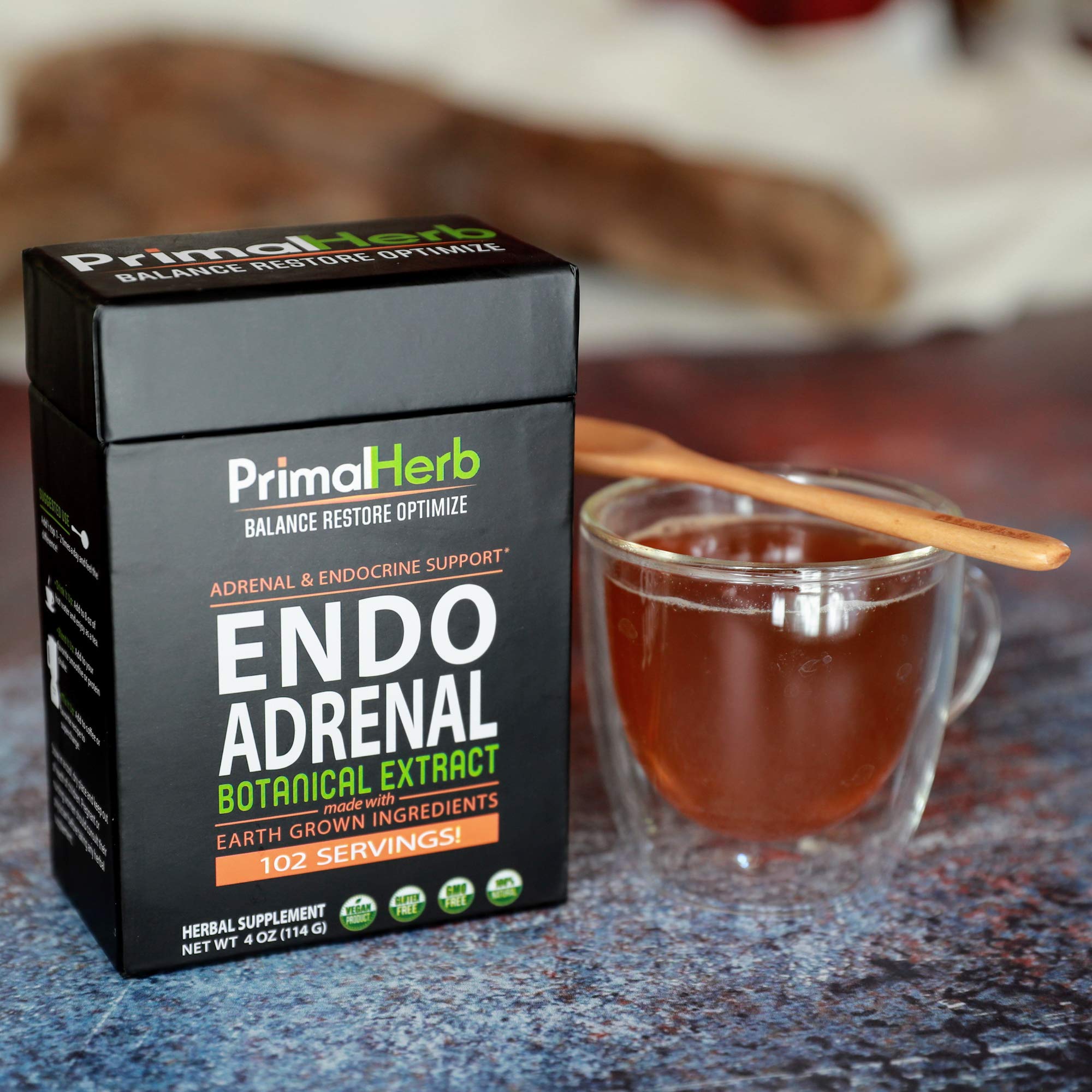Adrenal Support by Primal Herb Stress Relief and Adrenal Fatigue