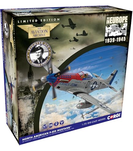 Amazon.com: Corgi North American Mustang MK IV 1:72 Diecast