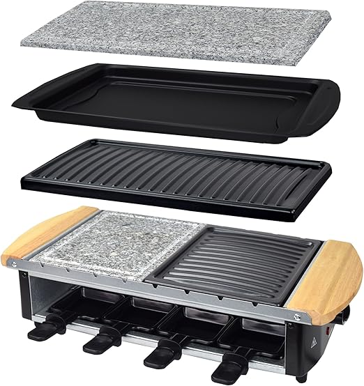 Amazon De Syntrox Germany Edelstahl Design Raclette Uri Mit Grill