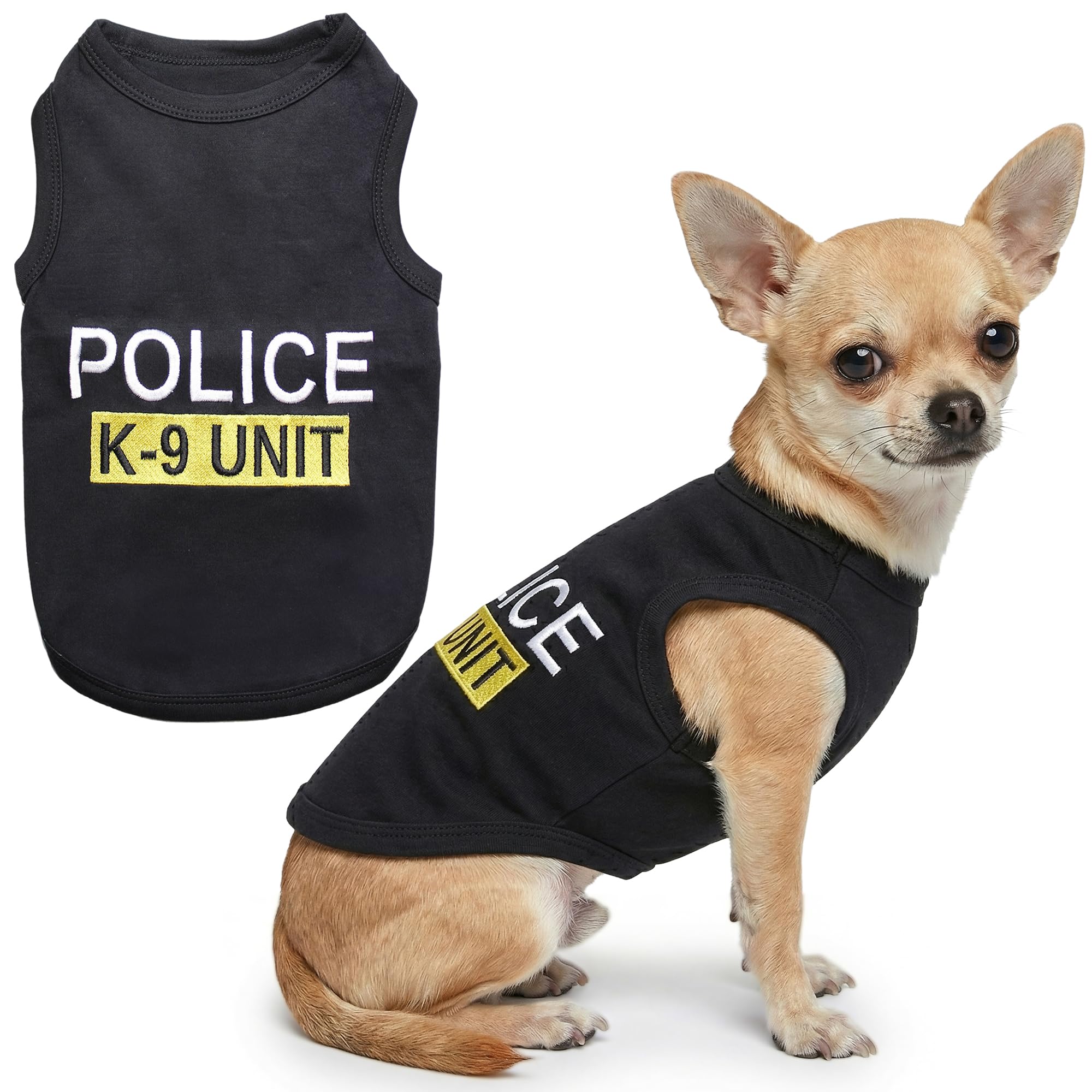 Parisian Pet Police Dog T-Shirt, Small