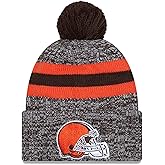 New Era NFL Unisex-Adult Official 2023 Sideline Cold Weather Cuffed Pom Beanie Hat