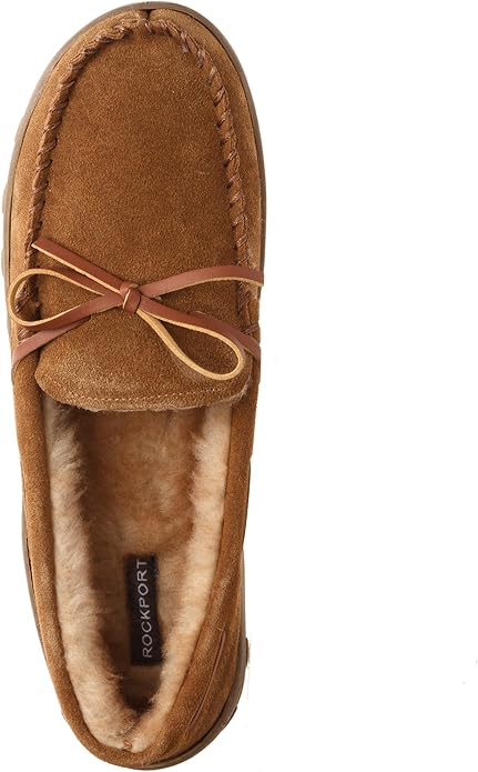 men's rockport moccasin slippers