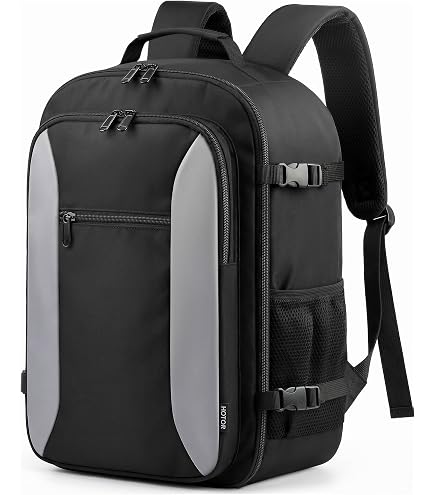 PUCCINI Easy Pack Hand Luggage Backpack for Ryanair Travel Backpack Under Seat Cabin Bag Aeroplane Travel Bag for Men and Women Multifunctional Backpack, pink, S