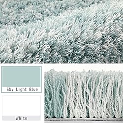 Yimobra Luxury Bathroom Rugs, Fluffy Bath Mats, Non