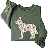 MY4LOVE Personalized Dog Mom Sweatshirt For Women, Custom Dog Mama Sweater, Custom Pet Owner Gifts, Pet Shirt for Women