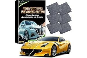 Tiantanghu Car Scratches Remover,6 Pack 2025 Nano Sparkle Cloth for Car Scratches Multi-Purpose Nano Magic Cloth Easy to Repair Paint Scratches,Water Spots Surface Polishing