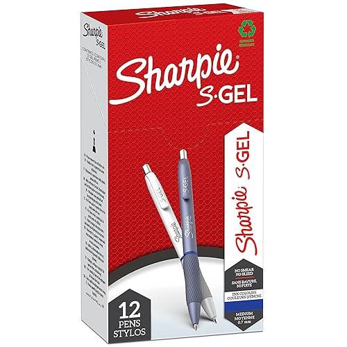 Sharpie S-Gel Gel Pens Medium Point Frost Blue