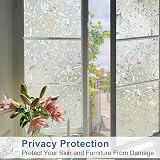Lifetree Stained Glass Window Film 60x300cm Privacy Rainbow Self-Adhesive view 4