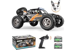 HAIBOXING Remote Control Car,1:12 Scale 4x4 RC Cars Protector 38+ KM/H Speed, 2.4G All-Terrain Off-Road Truck Toy Gifts for Boys and Adults Included Two Rechargeable Batteries Provide 40+ Min Playtime
